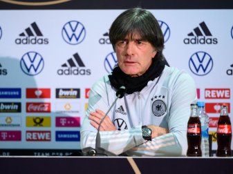 Bundestrainer Joachim Löw spricht Anfang September auf einer Pressekonferenz. Foto: Markus Gilliar/GES-Sportfoto/Pool/dpa
