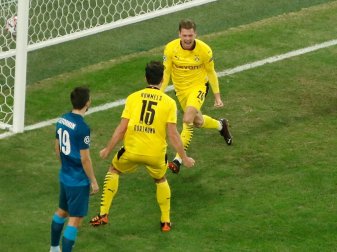 Piszczek erzielte das zwischenzeitliche 1:1 Piszczek erzielte das zwischenzeitliche 1:1