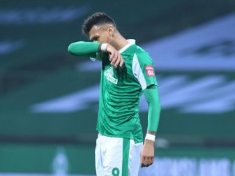 Droht für Werder Bremen im Spiel gegen RB Leipzig auszufallen: Davie Selke. Foto: Carmen Jaspersen/dpa Droht für Werder Bremen im Spiel gegen RB Leipzig auszufallen: Davie Selke. Foto: Carmen Jaspersen/dpa