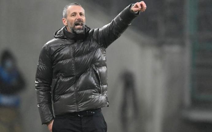 Will den Schwung aus der Königsklasse mit in die Bundesliga nehmen: Gladbach-Coach Marco Rose. Foto: Marius Becker/dpa