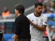 Ex-Nationalspieler Khedira (r.) und Trainer Löw