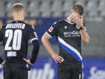 Arminia Bielefeld kassierte die fünfte Auswärtsniederlage in Folge. Foto: Tom Weller/dpa Arminia Bielefeld kassierte die fünfte Auswärtsniederlage in Folge. Foto: Tom Weller/dpa