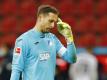 Droht ein Nachspiel durch den DFB: Hoffenheim-Keeper Oliver Baumann. Foto: Thilo Schmuelgen/Reuters/Pool/dpa