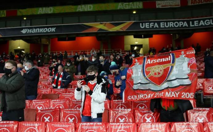 Beim Spiel des FC Arsenal gegen den FC Southampton werden keine Zuschauer im Stadion sein. Foto: David Klein/CSM via ZUMA Wire/dpa