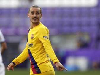 Barcelonas Star Antoine Griezmann hat seinen Sponsorenvertrag mit Huawei beendet. Foto: Manu Fernandez/AP/dpa