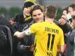 Marco Reus sorgte mit seinem Tor für ein gelungenes Debüt von Edin Terzic als BVB-Coach. Foto: Carmen Jaspersen/dpa