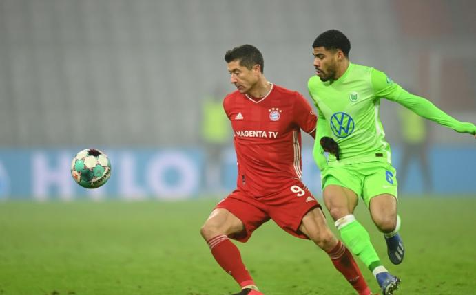 Lewandowski (l.) traf doppelt