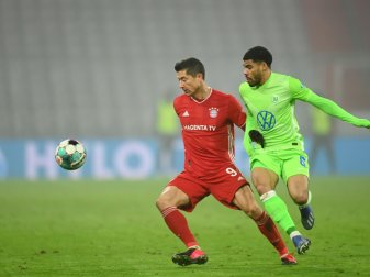 Lewandowski (l.) traf doppelt Lewandowski (l.) traf doppelt