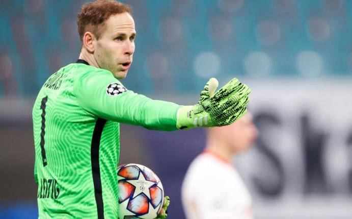 Leipzigs Erfolg hängt auch mit Torwart Peter Gulacsi zusammen. Foto: Jan Woitas/dpa-Zentralbild/dpa