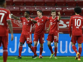 Bayern gewinnt durch ein spätes Tor in Leverkusen Bayern gewinnt durch ein spätes Tor in Leverkusen