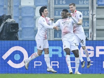 Rafael Leao trifft für Milan nach sechs Sekunden Rafael Leao trifft für Milan nach sechs Sekunden