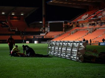 Ein Greenkeeper wurde in Lorient schwer verletzt Ein Greenkeeper wurde in Lorient schwer verletzt