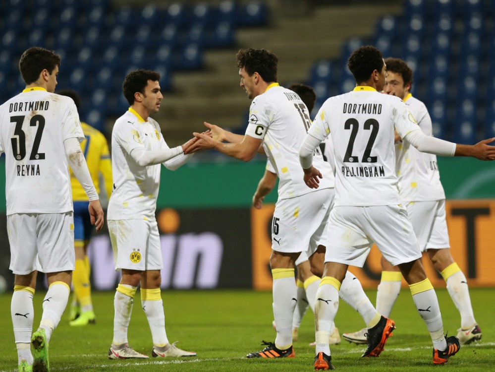 Glanzlos im Achtelfinale: Borussia Dortmund