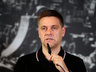 Oliver Ruhnert ist der Geschäftsführer Sport von Union Berlin. Foto: Soeren Stache/dpa-Zentralbild/dpa Oliver Ruhnert ist der Geschäftsführer Sport von Union Berlin. Foto: Soeren Stache/dpa-Zentralbild/dpa