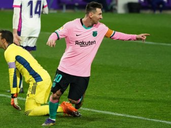 Messi erzielte sein 644. Tor für Barca