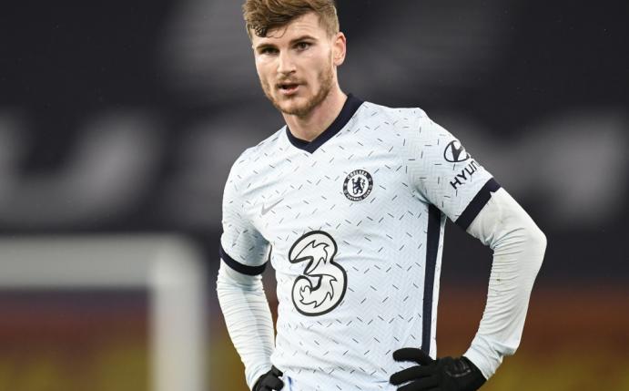 Timo Werner muss lange Zeit von der Bank aus zusehen