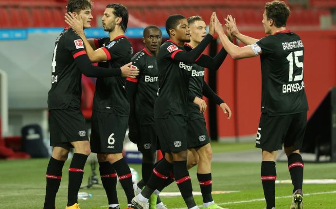 Leverkusen überwintert auf Rang 2 der Bundesliga
