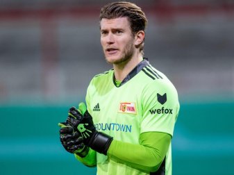 Torwart Loris Karius ist beim 1. FC Union Berlin derzeit nur die Nummer zwei. Foto: Andreas Gora/dpa