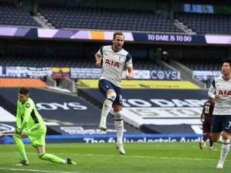 Harry Kane bringt die Spurs per Foulelfmeter in Führung