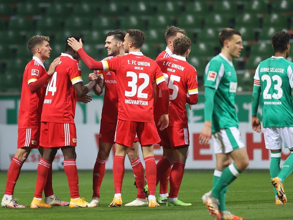Union Berlin schlägt Werder Bremen mit 2:0