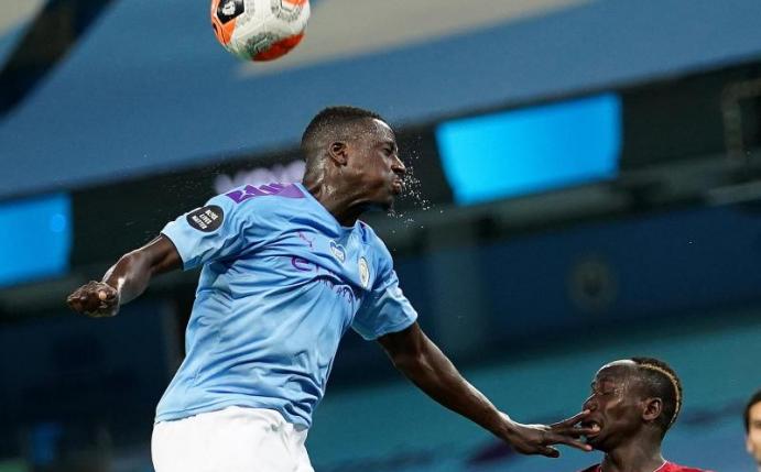 City-Verteidiger Benjamin Mendy (l). Foto: Dave Thompson/Nmc Pool/PA Wire/dpa