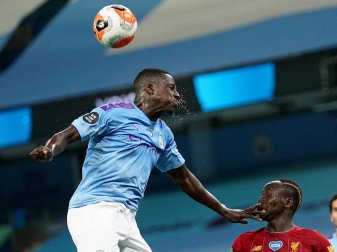 City-Verteidiger Benjamin Mendy (l). Foto: Dave Thompson/Nmc Pool/PA Wire/dpa City-Verteidiger Benjamin Mendy (l). Foto: Dave Thompson/Nmc Pool/PA Wire/dpa