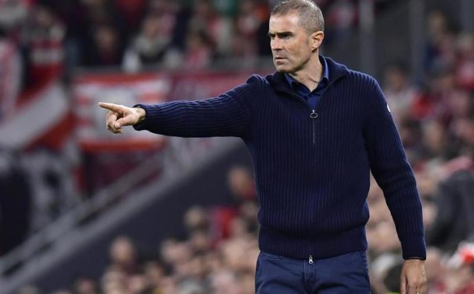Athletic Bilbao hat sich von Trainer Gaizka Garitano getrennt. Foto: Alvaro Barrientos/AP/dpa