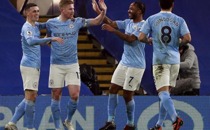 Manchester City hatte beim FC Chelsea keine Probleme. Foto: Ian Walton/PA Wire/dpa