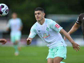 Hat bei Werder wieder das Training aufgenommen: Milot Rashica. Foto: Carmen Jaspersen/dpa Hat bei Werder wieder das Training aufgenommen: Milot Rashica. Foto: Carmen Jaspersen/dpa