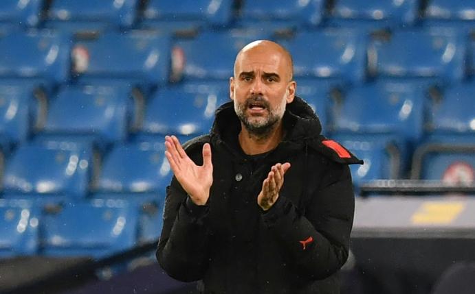 Pep Guardiola steht mit Manchester City im Pokalfinale