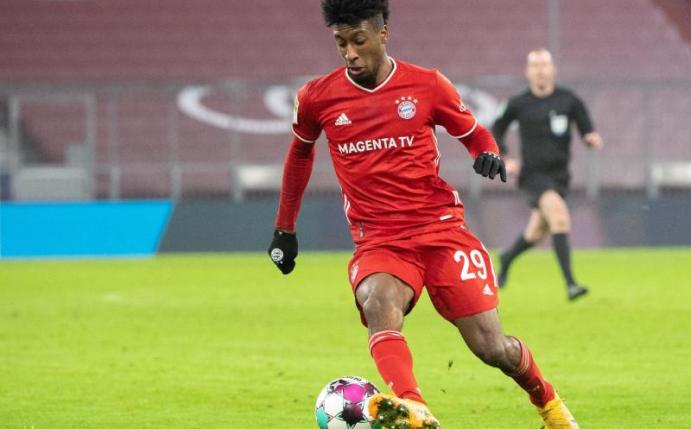 Ist gegen Gladbach wieder einsatzfähig: Gladbachs Kingsley Coman. Foto: Matthias Balk/dpa