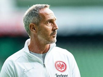 Hütter hofft mit Frankfurt auf Sieg in Mainz