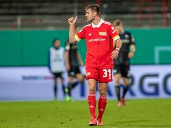 Hat seinen Wechsel zum 1. FC Union Berlin nicht bereut: Robin Knoche. Foto: Andreas Gora/dpa