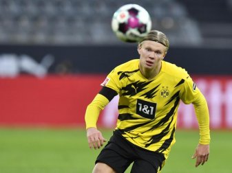 Im Top-Spiel des 15. Spieltages geht der BVB mit Stürmer-Star Erling Haaland in der Sturmspitze gegen RB Leipzig ins Spiel. Foto: Martin Meissner/Pool AP/dpa