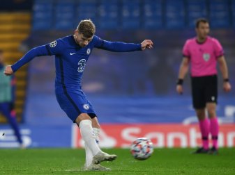 Timo Werner trifft im Spiel gegen den FC Morecambe Timo Werner trifft im Spiel gegen den FC Morecambe