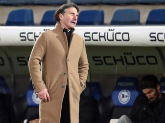 Ist mit Hertha BSC im Bundesliga-Abstiegskampf angelangt: Trainer Bruno Labbadia. Foto: Friso Gentsch/dpa Ist mit Hertha BSC im Bundesliga-Abstiegskampf angelangt: Trainer Bruno Labbadia. Foto: Friso Gentsch/dpa