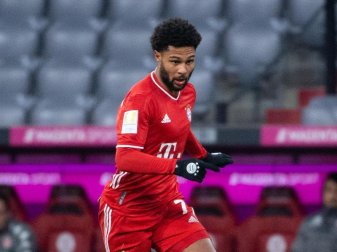 Ist nach wieder zurück im Training vom FC Bayern: Serge Gnabry. Foto: Sven Hoppe/dpa