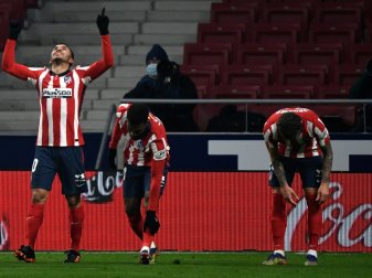 Correa (l.) bejubelt seinen Führungstreffer Correa (l.) bejubelt seinen Führungstreffer