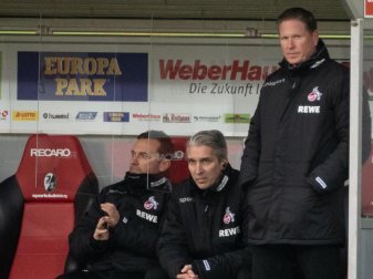 Kölns Trainer Markus Gisdol steht mächtig unter Druck. Foto: Sebastian Gollnow/dpa