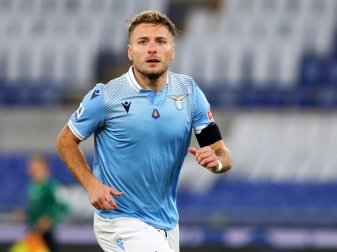 Ciro Immobile traf im Derby gegen AS Rom zur Führung