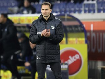 Für Trainer Capretti vom SC Verl reicht es nur zum 1:1 Für Trainer Capretti vom SC Verl reicht es nur zum 1:1