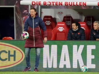 Ist mit Leipzig den Bayern auf den Fersen: RB-Coach Julian Nagelsmann. Foto: Jan Woitas/dpa-Zentralbild/dpa Ist mit Leipzig den Bayern auf den Fersen: RB-Coach Julian Nagelsmann. Foto: Jan Woitas/dpa-Zentralbild/dpa