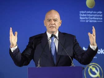 FIFA-Boss Giovanni Infantino sprach sich gegen eine Super League aus. Foto: Lapresse/ Fabio Ferrari/LaPresse via ZUMA Press/dpa
