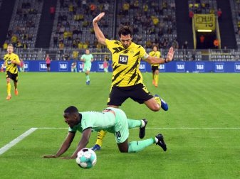 Das Traditionsduell Borussia Mönchengladbach gegen Borussia Dortmund birgt immer jede Menge Brisanz. Foto: Bernd Thissen/dpa Das Traditionsduell Borussia Mönchengladbach gegen Borussia Dortmund birgt immer jede Menge Brisanz. Foto: Bernd Thissen/dpa