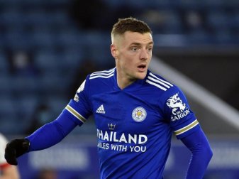 Fällt ein paar Wochen für Leicester City aus: Jamie Vardy. Foto: Rui Vieira/PA Wire/dpa Fällt ein paar Wochen für Leicester City aus: Jamie Vardy. Foto: Rui Vieira/PA Wire/dpa