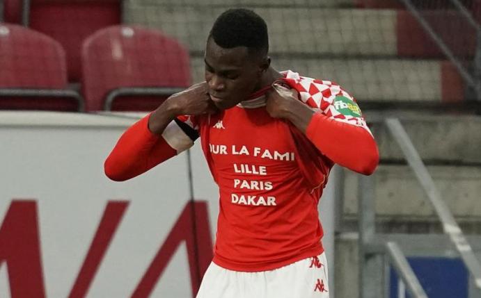 Mainzer Matchwinner gegen Leipzig: Moussa Niakhaté. Foto: Hasan Bratic/dpa