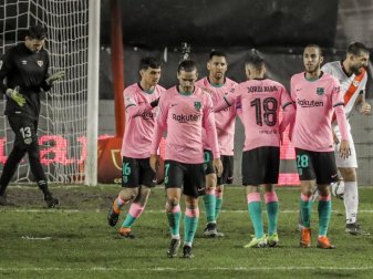 Der FC Barcelona besiegte Rayo Vallecano mit 2:1. Foto: Manu Fernandez/AP/dpa Der FC Barcelona besiegte Rayo Vallecano mit 2:1. Foto: Manu Fernandez/AP/dpa