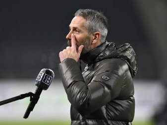 Sieht die Meisterschaft in der Bundesliga noch nicht als entschieden an: Marco Rose, Trainer von Borussia Mönchengladbach. Foto: Martin Meissner/AP/Pool/dpa Sieht die Meisterschaft in der Bundesliga noch nicht als entschieden an: Marco Rose, Trainer von Borussia Mönchengladbach. Foto: Martin Meissner/AP/Pool/dpa