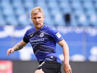 Nach langer Verletzungspause wieder im Kader von Arminia Bielefeld: Andreas Voglsammer. Foto: Christian Charisius/dpa-Pool/dpa Nach langer Verletzungspause wieder im Kader von Arminia Bielefeld: Andreas Voglsammer. Foto: Christian Charisius/dpa-Pool/dpa