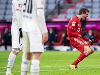 Unterstrich auch gegen Hoffenheim seine bestechende Form: Bayern-Urgestein Thomas Müller. Foto: Sven Hoppe/dpa